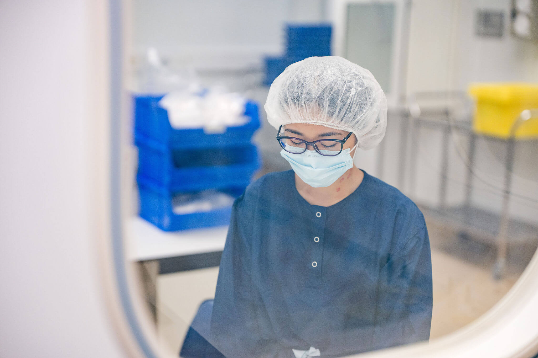 A science technician working